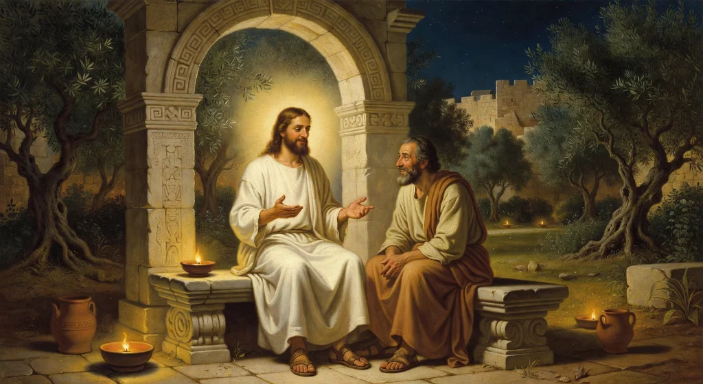 Jesus e Nicodemos